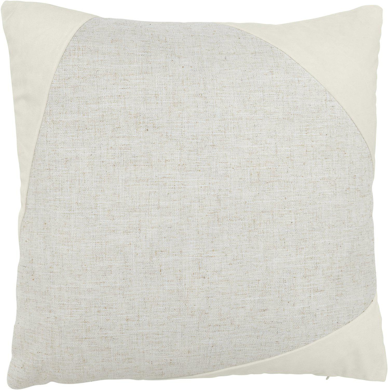 Kuddfodral Inger i sammet Vit