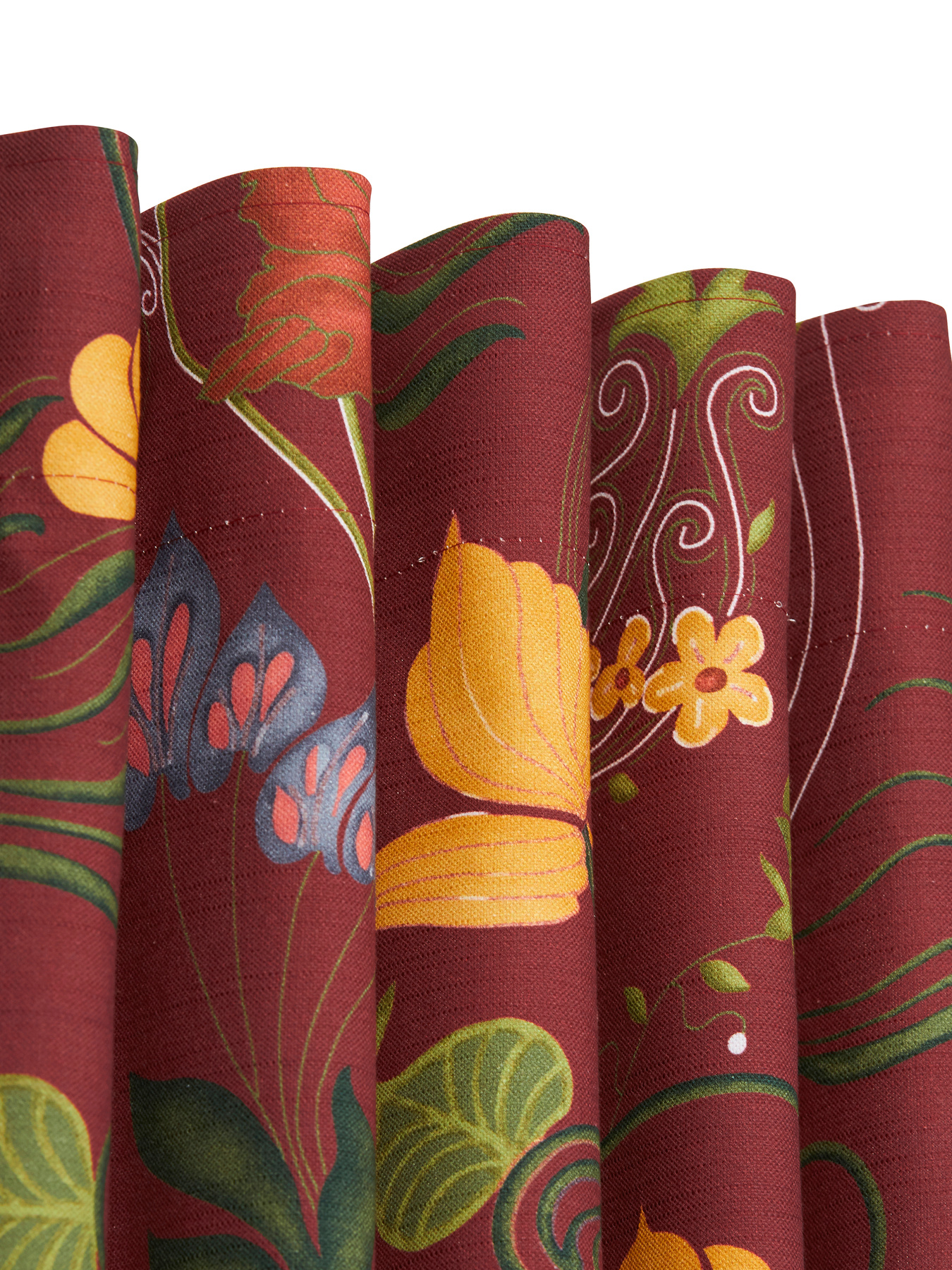 Gardinkappa José – metervara Vinröd