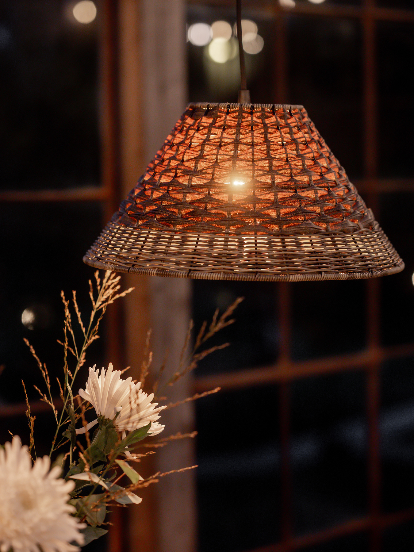 Pendant lamp Lisen Outdoor Natural 45 cm