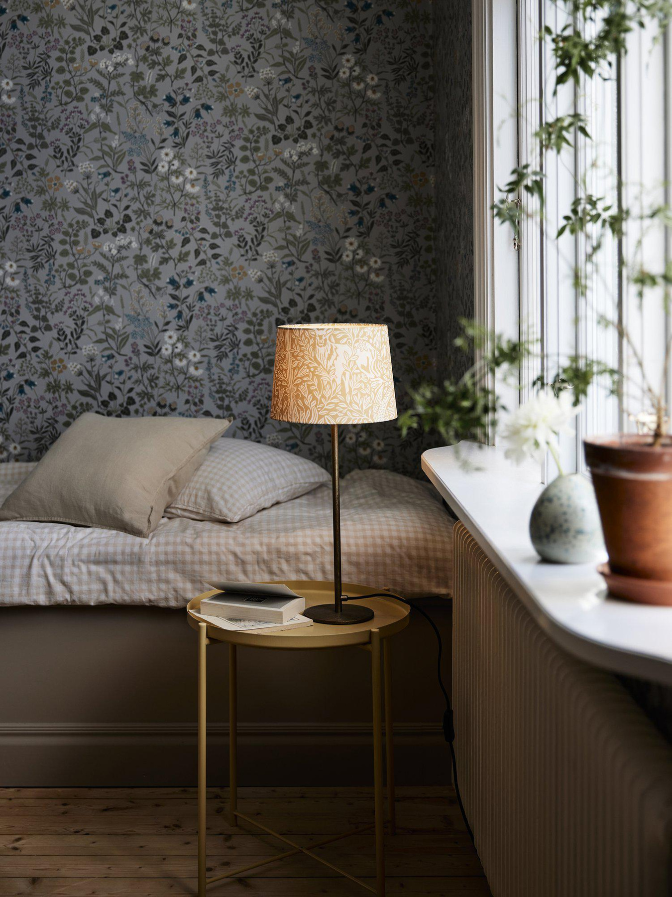 Bordslampa Base med lampskärm Eldertree Gul 58 cm