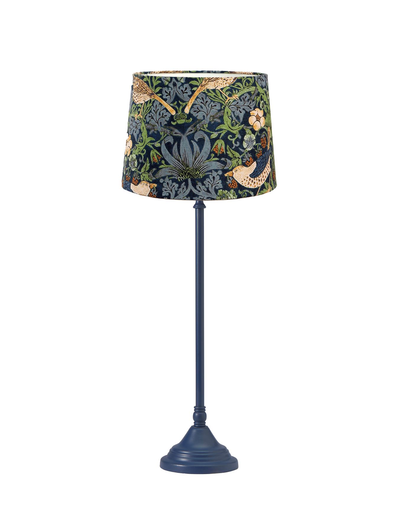 Tove tablelamp with Vilja shade Blue 56 cm