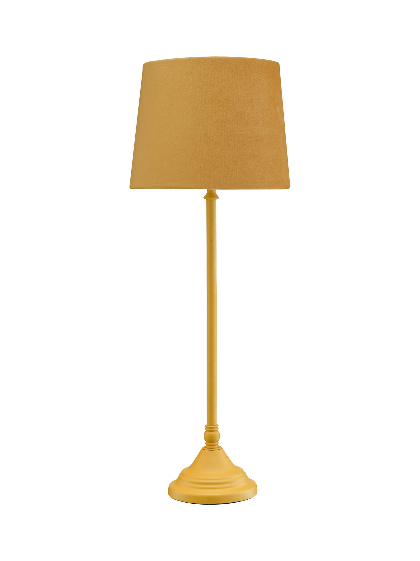 Tove bordslampa med sammetsskärm Gul 56cm