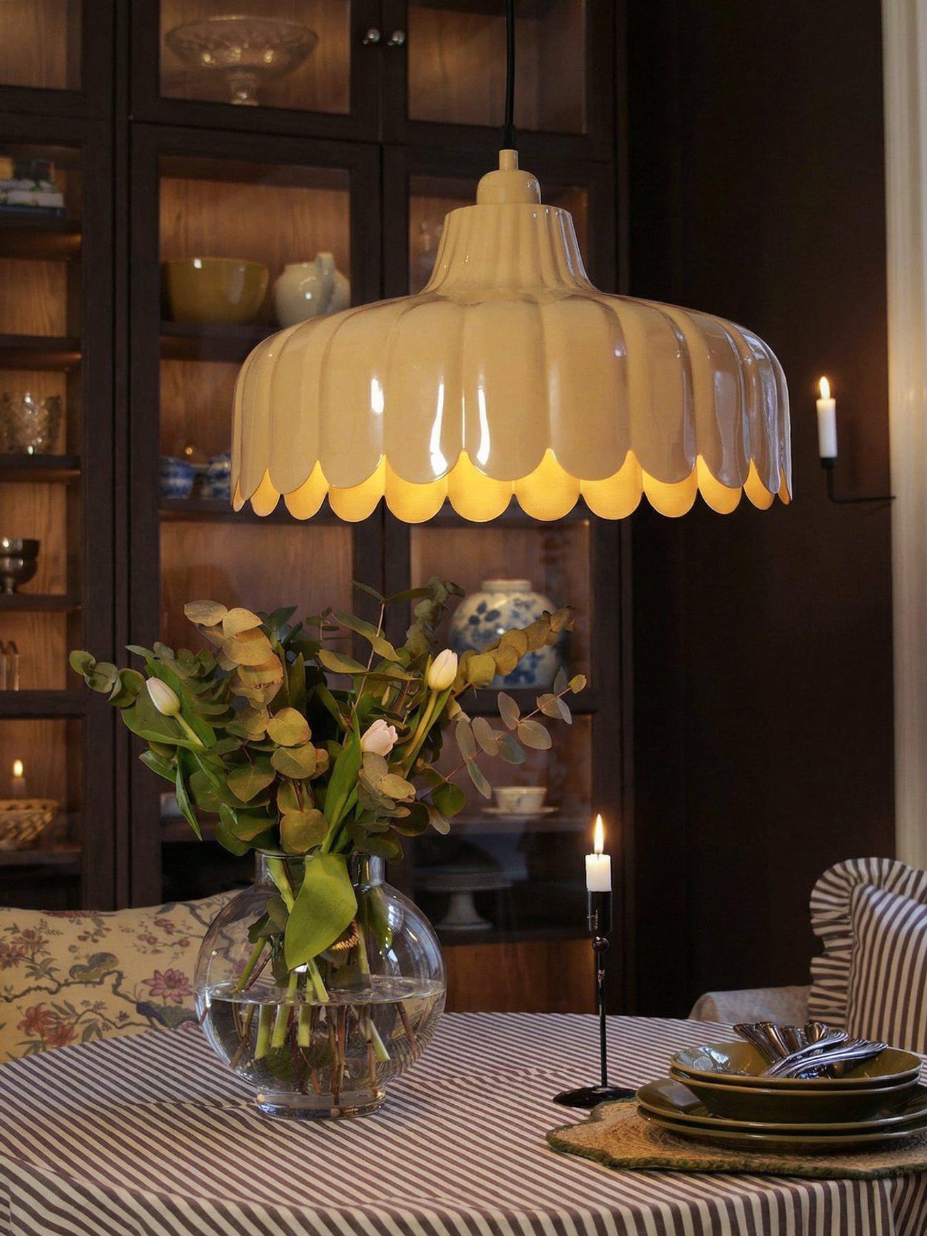 Ceiling lamp Wells Lion yellow 43 cm